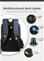 HK-mochila delgada para hombre, bolsa para ordenador portátil de 15,6 pulgadas, impermeable, minimalista, de negocios, con carga USB, informal, para viaje y trabajo - details 8