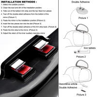 Espejo Retrovisor Auxiliar De Ancho Ángulo Ajustable 360 Grados Alta Calidad Para Estacionamiento Y Visión Trasera - details 4