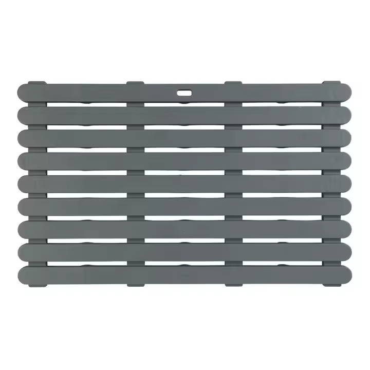TARIMA DE BAÑO INTERIOR Y EXTERIOR 80x50cm GRIS 22948100 - 1