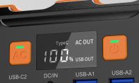 Flashfish A101 Estación de Energía Portátil de 120W kit supervivencia 72 horas, 98Wh, 26400mAh, bateria externa,Generador de luz Electrico Solar inverter de Respaldo para Viajes al Aire Libre, Camping y Hogar - details 3