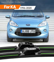 2pcs LimpiaParabrisas Antigolpes Para Ford KA MK1 MK2 MK3 1996-2020 Plegables En Punta Natural De Goma Adecuado Para Ventanas Delanteras - details 0
