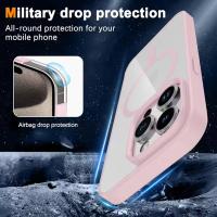 Funda Magnética De Lujo Para iPhone Con Color Macarón Magsafe Compatible Con Modelos pro 16 pro 15 14 plus 13 12 Mini 11 pro Max Soporte De Carga Inalámbrica - details 3