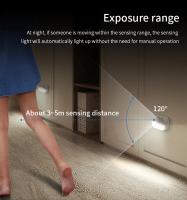 Lámpara Nocturna LED Con Sensor De Movimiento PIR Para Armario Cocina Baño Escaleras Batería AAA O Recargable Luz De Movimiento - details 1