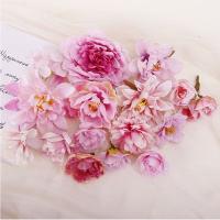 Rozas Mezcladas De Seda Flores Artificiales Para Decoración De Hogar Y Boda Arreglo Floral DIY Accesorios De Regalo - details 0