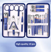 Nuevo Set De Cortauñas De Acero Inoxidable 9-19 Piezas 2023 Kit De Manicura Herramienta De Belleza Y Maquillaje - details 3