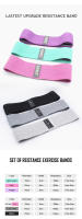 AOLIKES Bandas De Resistencia Para Fitness Anti-slip Anillas De Cadera Para Squats Entrenamiento De Gimnasio Y Yoga Elasticidad Braided - details 9