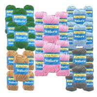 Lote 50 Ovillos nature Bambú & Lana Merino – Suavidad Natural Confort Premium | 50g | Agujas 4-5 mm | LANAS LUZ COLOR lote 2 - details 0