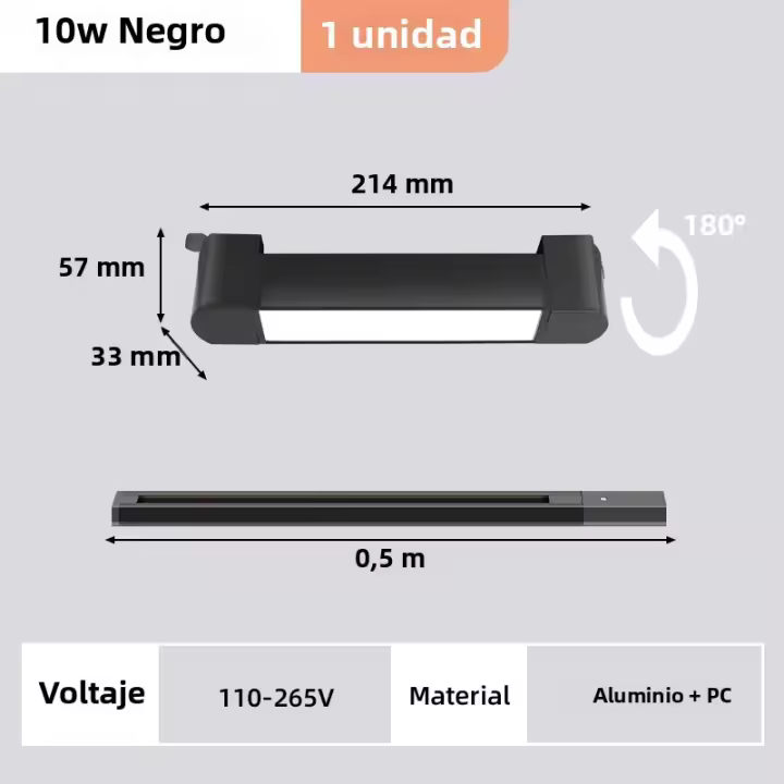 Iluminación De Pista LED Moderna Para Decoración Interior De Hogar Y Tienda Conjunto Completo De Herramientas De Luz De Fosa Instalación Por Montaje - 1