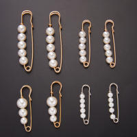 Conjunto De Broches De Perla Simulada Para Mujer Decoración De Ropa Y Suéter Con Rhinestone Flor De Cuentas Hebilla Joyería Accesorios - details 2