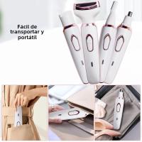 Afeitadora Eléctrica Para Mujer Trimmer De Pelo Painless Para Piernas Bikini Cara Barba Mustaza Armpitas Eliminador De Pelo Portátil Epilador - details 7