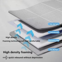 1 Pcs Alfombra De Yoga Plegable Antideslizante Espuma Gruesa Para Ejercicio En Casa Material De Seda Tamaño 183cm*61cm Espesor 5mm - details 1