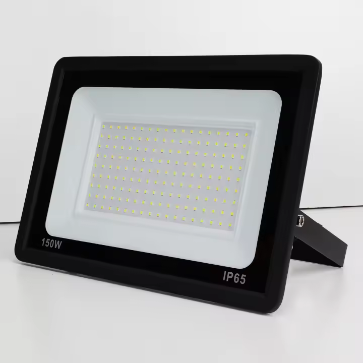 ALPINALUZ Foco Proyector LED Exterior 150W, IP65, Ángulo 120°, Soporte Ajustable, Carcasa de Aluminio para Garajes - 1