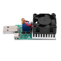 Prueba De Carga Electrónica Ajustable Con Ventilador Resistor De Carga DC 15W 18W 22.5W USB 3.7V-13V Tester De Capacidad De Descarga De Batería Voktta - details 2