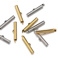 20pcs Tornillos De Acero Inoxidable Para Pulsera Y Collar De Cuentas Multifilamento Hecho En Zhejiang China Metal Clavija Final De Tubo Para DIY Joyería - details 8