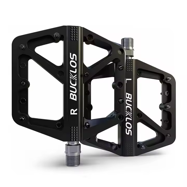 Pedales De Bicicleta De Montaña BUCKLOS Ultraligeros De Nylon Con Rodamientos Sellados Para MTB Y Carretera Accesorios De Bicicleta Color Variado Peso Approx. 365g - 1