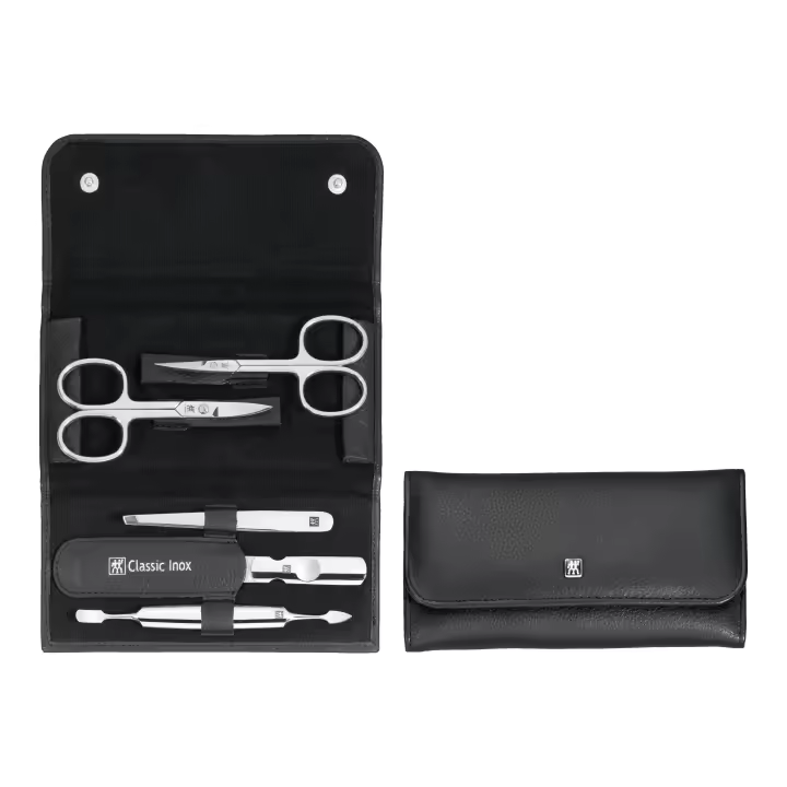 ZWILLING CLASSIC Estuche con cierre a presión 5-pzs, Negro - 1