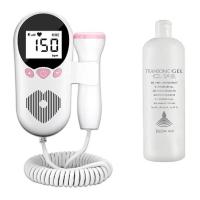 GEL + DOPPLER Monitor Detector de Frecuencia cardíaca fetal del bebé sin radiación para escuchar el Latido del corazón del bebé - details 4