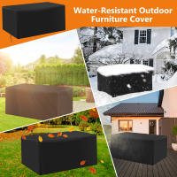 Cubierta Protectora Para Muebles De Jardín Y Terraza 210D Impermeable Cubierta De Polvo Para Sofá Silla Rain Y Snow Estilo Sólido - details 2
