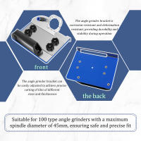 Soporte Ajustable Para Mosaico De Azulejos Y Cerámica Corte De Diamante Y Mármol Para Amoladora Angular 45° Herramienta De Bricolaje Toorise - details 6