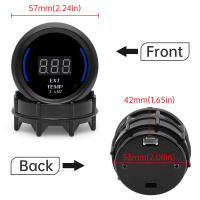Gauge De Temperatura De Escape Digital 52mm EGT Para Coche Con Sensor Universal Medidor De Temperatura De Gas De Escape 0-1300 Celsius 12V - details 9