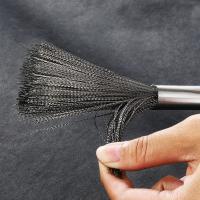 Cepillo De Acero Inoxidable Para Cocina Con Mango Largo Herramienta De Limpieza Eco-amigable Para Hogar Uso Doméstico - details 4