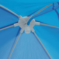 INTEX - Piscina desmontable hexagonal, Metal Frame, Ø183x38 cm, 700 l, 10 min montaje, incluye toldo desmontable UPF 50+ con spray de agua, depuradora, cobertor, tapiz, escalera, a partir de 3 años - details 2