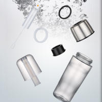 Pulverizador de aceite de vidrio con bomba, capacidad 180 ml, rellenable, libre de BPA, apto para freidoras de aire, apto para todo tipo de líquidos. - details 2