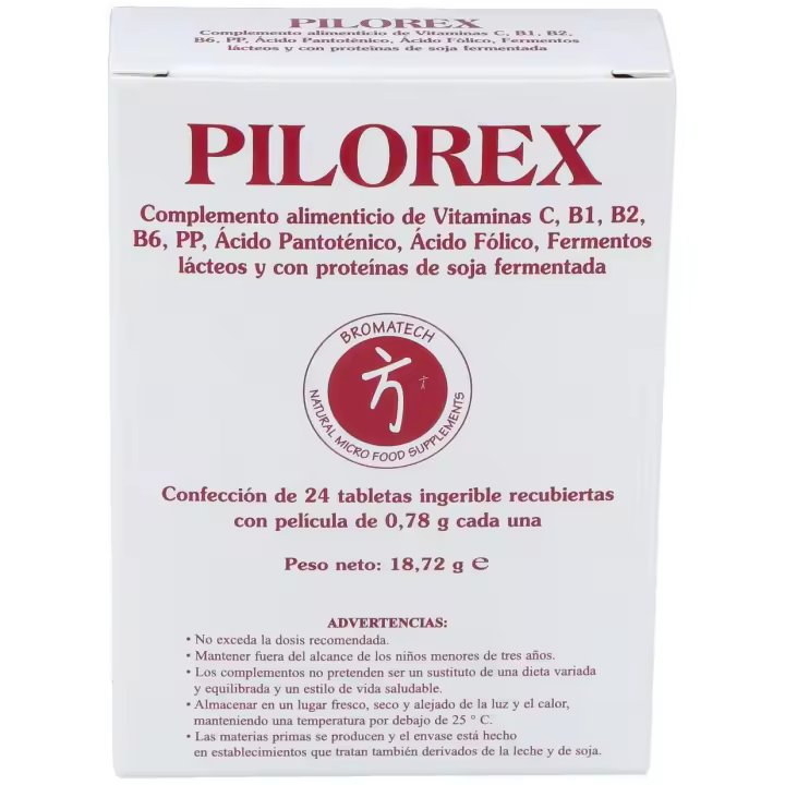 Bromatech Pilorex 24 Tabletas - 1