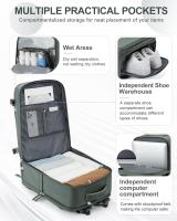 Mochipa Viaje Cabin 40x20x25 para Ryanair, Maletas de viaje avion cabin Bolsa de Cabina para EasyJet Equipo de Mano Cabina Avion Mochila de Senderismo - details 1