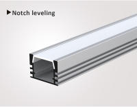 Tira LED 50CM Con Perfil De Aluminio Y Diffusor PC Para Cubierta Negro Plateado Para Lámpara Lineal De Barra Armario 8mm/10mm/12mm Decorativa - details 10