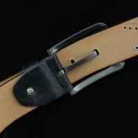 Cinturón De Cuero Genuino Para Hombres De Calidad Superior Con Hebilla Clásica Negocios Cowboy Vintage Ancho 3.7 Cm - details 14