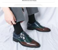 Nuevos Zapatos De Cuero Para Hombre Loafers Formales Casuales Con Hebilla Talla Extra Grande 46 47 48 Estilo Británico - details 12
