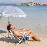 Flamingueo Silla Playa Almohada Ergonómica Confort Reclinable 5 Posiciones Bolsillo Insulado Frío Posavasos Doble Asas Mochila Fácil Transporte 59 x 62,5 x 81 cm - details 3