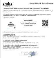 FABRILAMP Ventilador Dc Bayomo NEGRO 72w 6120lm 91d 3asp.desplegables,6 velocidades,metal y policarbonato 3000-4000-6000k Remoto, Temporizador, Memoria. Incluye mando a distancia y dos tijas de 10 y 25 centímetro Productos originales calidad de confianza - details 3