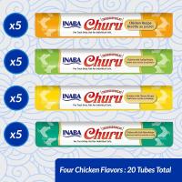 INABA Churu Box - Premios para Gatos - Snacks Saludables a Base de Atún, Varios Sabores - Textura Cremosa - Sin Cereales, Conservantes, Colorantes - 20x14g - details 5