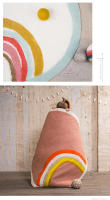 Personalized Nordic round carpet, simple bedroom, Internet celebrity style, INS style, thickened home creative carpet - details 0