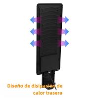 Lámpara De Calle LED Potente 200W IP65 Impermeable 216 LEDs Luz Exterior De Jardín Alta Brillo AC85-AC265V Instalación Auto-Contenida - details 4
