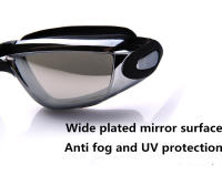 Gafas De Natación Profesionales RBworld Impermeables Con Lente De Silicona Electroplateado Para Hombres Y Mujeres Anti-escarcha UV Con Conector De Oreja - details 15