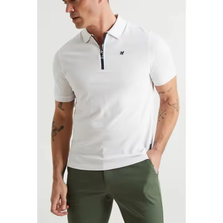 Polo Cremallera Blanco Williot - 1