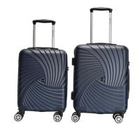 Equipaje de mano Maleta Cabina ABS Ligero y Resistente Set de 2 unidades 55x40x25, 48x35x20 ( Capacidad 10 Kg). Ruedas silenciosas Dobles giratorias 360º. Cerradura antirrobo Lateral Combinación de 3 dígitos.[La maleta pequeña no tiene asa.] - details 4