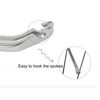 ZHIQIU 3PCS Palas Para Neumáticos De Bicicleta Herramienta De Cambio De Llanta De Acero Portátil Para Reparación De Bicicleta Con Tubo - details 4