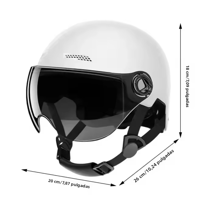 Casco De Bicicleta Para Adultos Ligero Y Cómodo Con Gafas Adecuado Para Motocicleta Vehículo Eléctrico Montaña Casco De Seguridad - 1