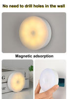 Luz Nocturna LED Recargable Por USB Con Sensor De Movimiento Para Dormitorio Escaleras Pasillo Armario - Iluminación Eficiente Energéticamente - details 4