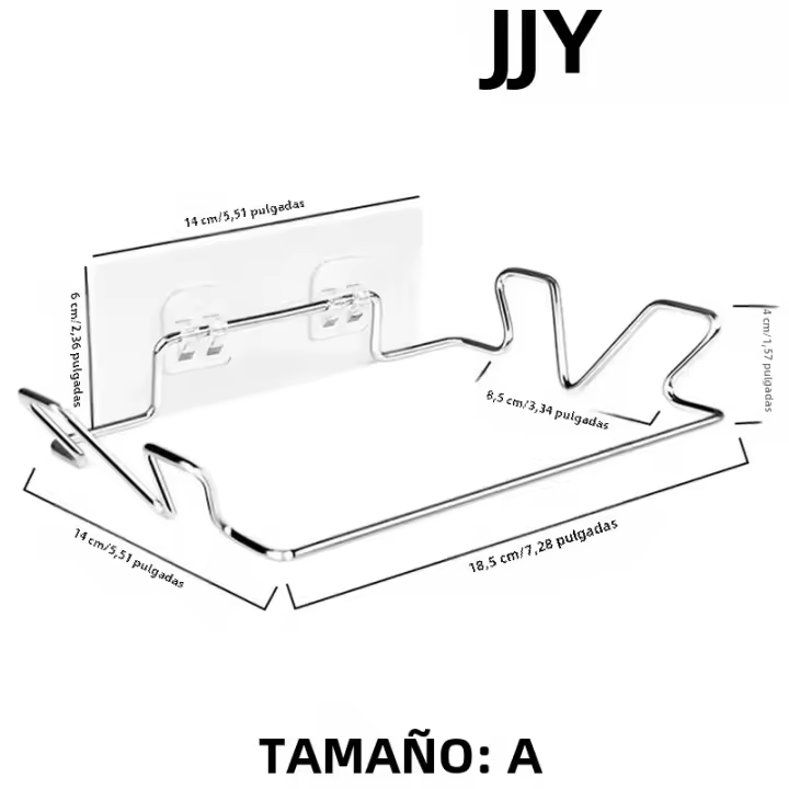 Soporte De Bolsas De Basura Para Puerta De Armario En Acero Inoxidable Organizador De Almacenamiento Para Cocina - 1