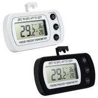 Termómetro Digital Para Nevera Y Congelador Con Gancho Monitor De Temperatura LCD Antihumedad Uso Industrial Soporte Vertical Y Horizontal - details 4