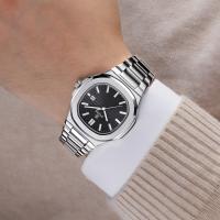 Reloj De Pulsera De Cuarzo Para Hombre OGEDA Diseño Clásico Resistente Al Agua Con Tres Manos Reloj De Business Para El Hombre Militar Material De Pulso De Tungsteno Acero Y Aleación - details 13