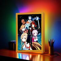Figura De Anime Sword Art Online Kirito Lámpara LED De Pintura Luz De Fotografía Decoración Para Dormitorio Regalo De Cumpleaños Luz Nocturna De Mesa - details 2