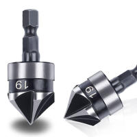 Juego De 3 Piezas De Brocas De HSS Para Taladro Cincel Hexagonal 90 Grados Herramientas De Carpintería Para Madera Broca De Acero Al Carbono - details 2