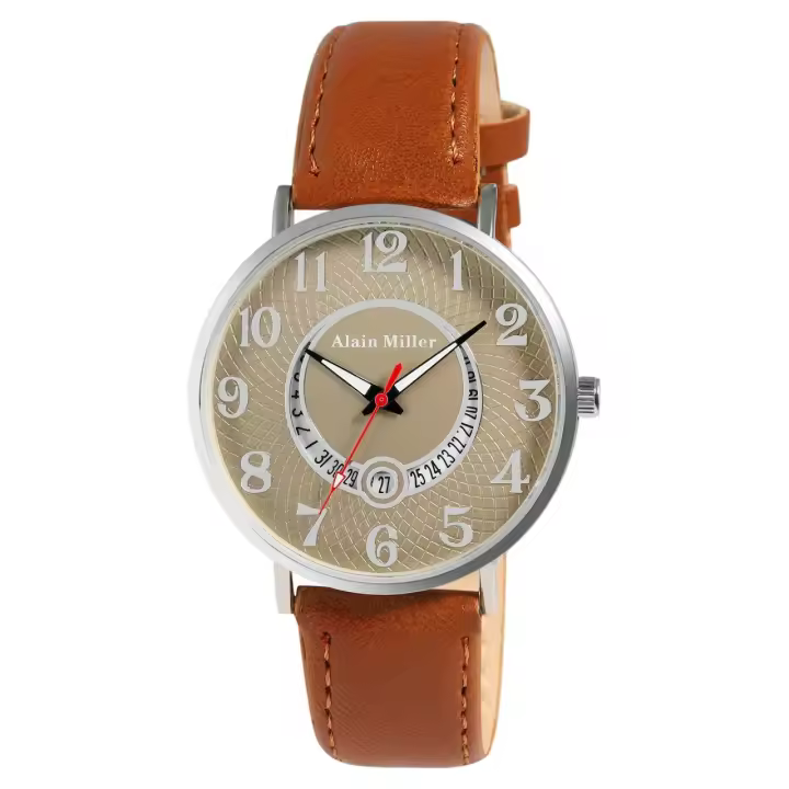 Reloj Alain Miller® Hombre com Bracelete em Pele Sintética – 0259 - 1
