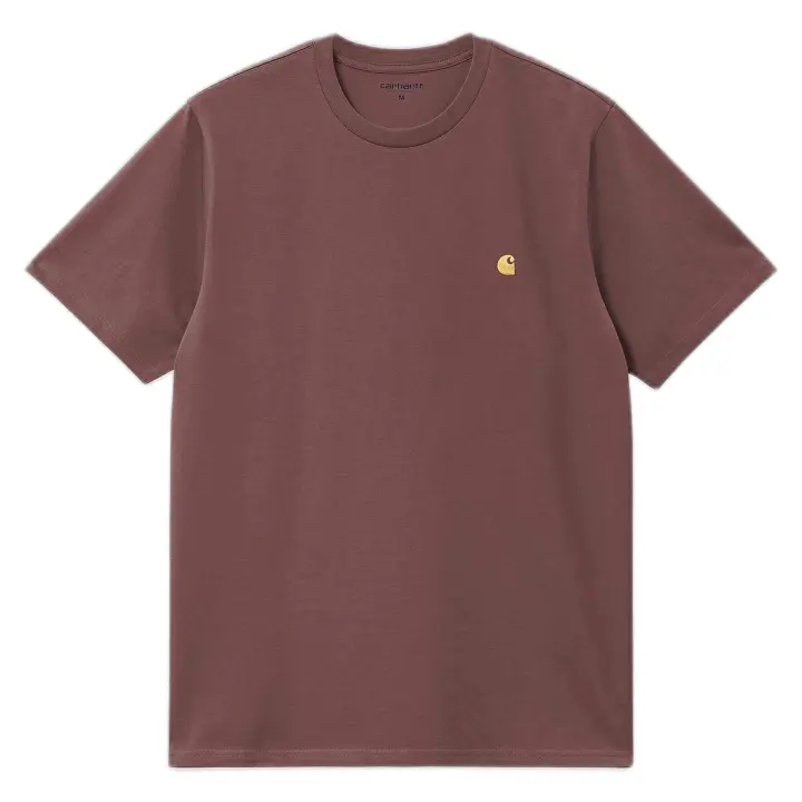 Camiseta de Manga Corta Carhartt WIP Chase para hombre en color rosa - 1